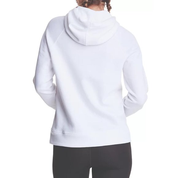 new WHITE Champion Campus Powerblend Classic Long Sleeve Hoodie - Women's Sz XL - Picture 2 of 5